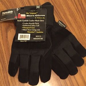 barn glove Williams bay suede leather work glove